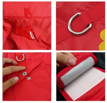 Двусторонняя куртка ЗИМА, одежда для собаки среднего размера, размер М.