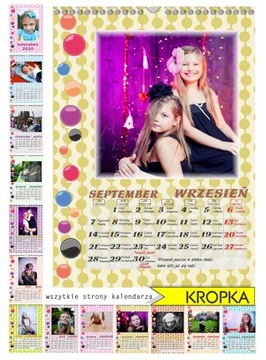 Календарь с вашими фотографиями формата А4 - ОТЛИЧНЫЙ подарок!