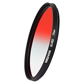 Filtr Obiektywu Canon Nikon Sony Fuji 77mm RED