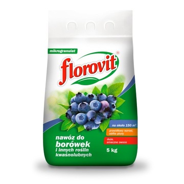 Флоровит гранулированное удобрение для голубики 5 кг 5 л