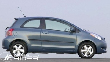 НАКЛАДКИ БОКОВЫЕ НАКЛАДКИ НА ДВЕРИ TOYOTA YARIS II 3 ДВЕРИ