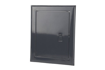 DRZWICZKI METALOWE GRAFIT 20x20 CZARNE CZARNY