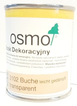 Osmo 3102 WOSK Dekoracyjny 0,75l BUK LEKKO PARZONY