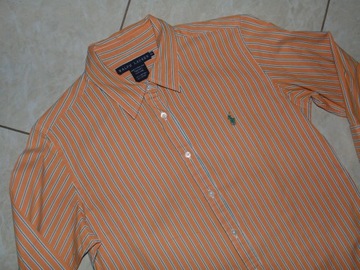 RALPH LAUREN 10 M L KOSZULA LOGO MODNA LOGO PASKI
