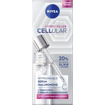 NIVEA CELLULAR EXPERT FILLER HIALURONOWE SERUM WYPEŁNIAJĄCE 30 ml
