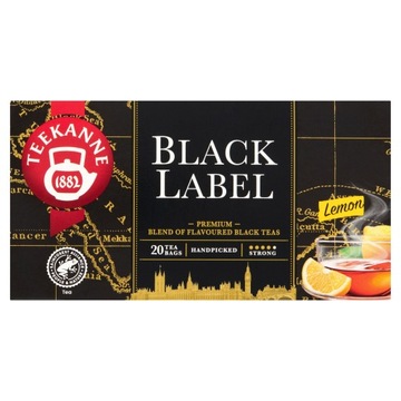 Teekanne Herbata Black Label Lemon 20 kopert 33g