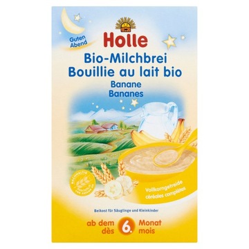 KASZKA MANNA MLECZNO - BANANOWA BEZ DODATKU CUKRU BIO 250g HOLLE