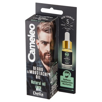 DELIA CAMELEO MEN масло для бороды и усов, 10мл