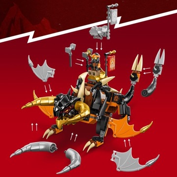 LEGO Ninjago Земляной дракон Коула EVO 71782