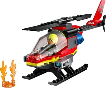 LEGO CITY 60411 ПОЖАРНЫЙ ВЕРТОЛЕТ ПОЖАРНЫЙ ВЕРТОЛЕТ ГОРОДСКОЙ ПОЖАРНОЙ ДЕПАРТАМЕНТА