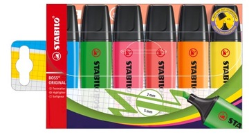 ZAKREŚLACZ STABILO BOSS ORIGINAL KOMPLET 6SZT