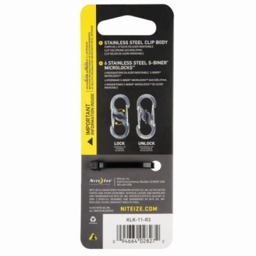 Шкафчик для ключей Nite Ize S-Biner — сталь —