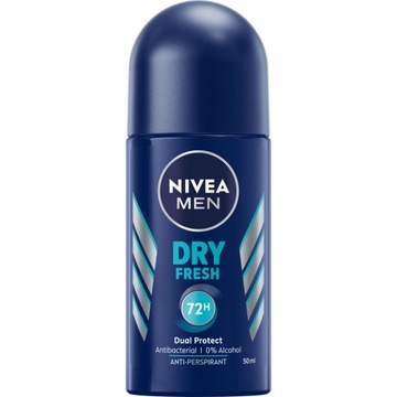 NIVEA MEN DRY FRESH ANTYPERSPIRANT MĘSKI ROLL ON 50 ML