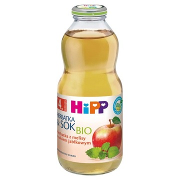 HIPP Herbatka z melisy sok. jabłkowym BIO 0,5l