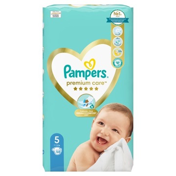 PAMPERS PREMIUM CARE ROZMIAR 5 11-16 KG 58 SZTUK PIELUSZKI