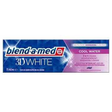 Blend-a-med 3D White Cool Water Pasta do zębów 75 ml