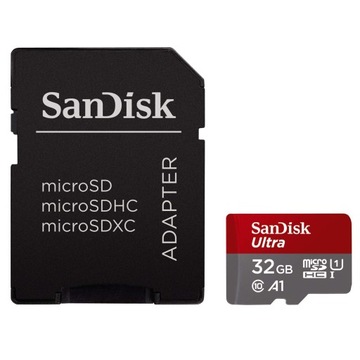 SANDISK 32 ГБ microSDHC класс 10 ULTRA 80 МБ с UHS 1
