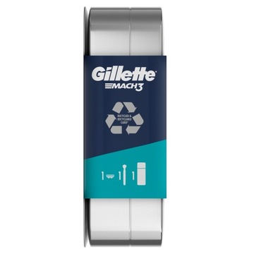 Gillette Mach3 Бритва + гель для бритья 75 мл