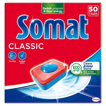 SOMAT CLASSIC TABLETKI DO ZMYWARKI 50 SZTUK