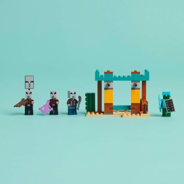 LEGO MINECRAFT BLOCKS 21267 ПУСТЫННЫЙ ПАТРУЛЬ ИГИЛ ДЛЯ ДЕТЕЙ + СУМКА