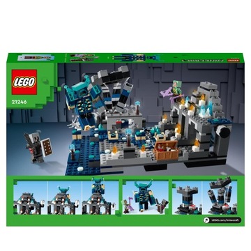 LEGO Minecraft 21246 БИТВА В ТЕМНОЙ ГЛУБИНЕ города