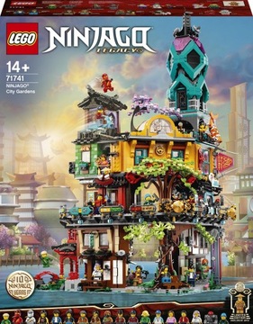 OUTLET WGNIECONE PUDEŁKO LEGO Ninjago Ogrody miasta NINJAGO 71741 WGNIECONE