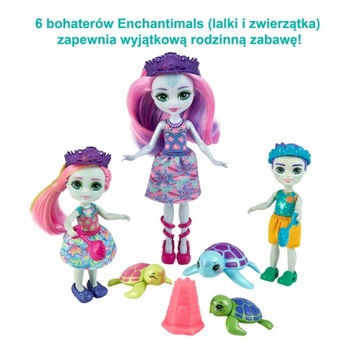 Семейные куклы Enchantimals + домашние животные HCF95