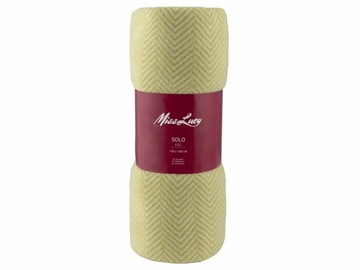 Koc Miss Lucy 150 cm x 130 odcienie żółtego