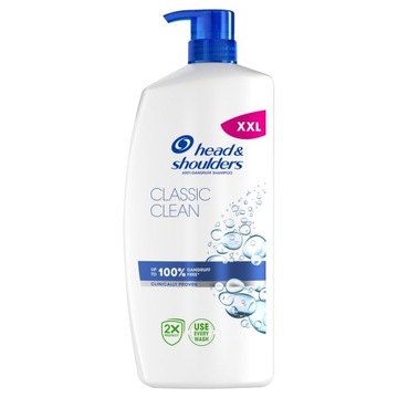 Head Shoulders Classic Clean Szampon Przeciwłupieżowy 800 ml z Pompką
