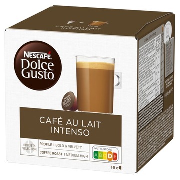 Капсулы для Dolce Gusto Nescafe Dolce Gusto Cafe au Lait Intenso 16 шт.