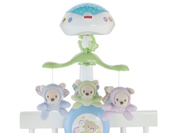 Karuzela nad łóżeczko Fisher-Price CDN41 Butterfly Dreams 3w1