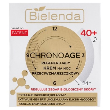 BIELENDA CHRONO AGE 24h REGENERUJĄCY PRZECIWZMARSZCZKOWY KREM NOC 40+ 50ml