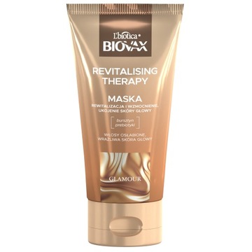 L'biotica Biovax Glamour REVITALISING THERAPY maska do włosów 150 ml
