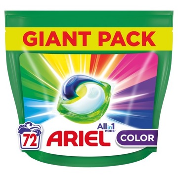 MIX ARIEL All-in-1 PODS Капсулы для стирки белого цвета 2x 72 шт.