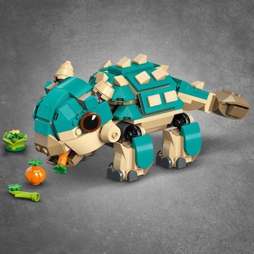 LEGO Jurassic World 76962 Mały Ankylozaur Bumpy Klocki