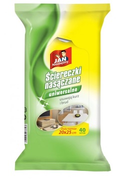 Jan Niezbędny - uniwersalne ściereczki nasączane 40 szt.
