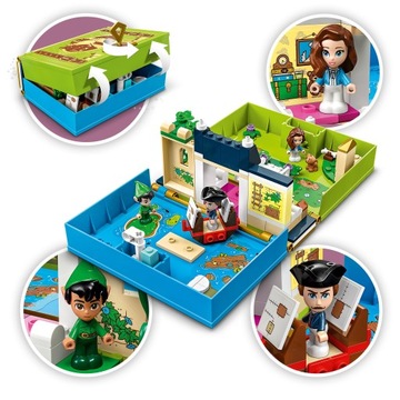 LEGO ПОДАРОК ​​ДЛЯ ДЕТЕЙ 5 И 6 ЛЕТ Кирпичики Disney 43220 Книга приключений + СУМКА