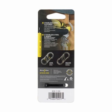 Стальной брелок для ключей Nite Ize SlideLock KCK-11-R3