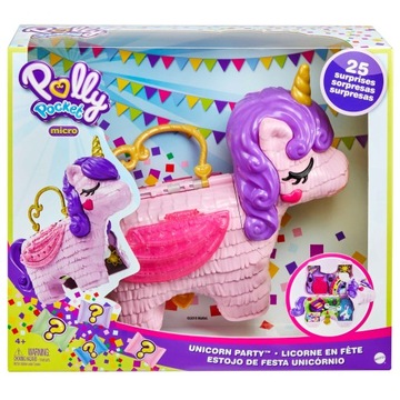 POLLY POCKET Lalki Zestaw Jednorożec Niespodzianka GVL88