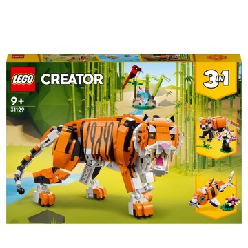 LEGO Creator 3 в 1 31129 Величественный тигр + подарочный пакет