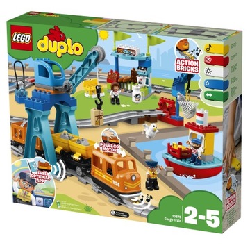 LEGO Duplo (10875) Роскошный набор «Пути грузового поезда»