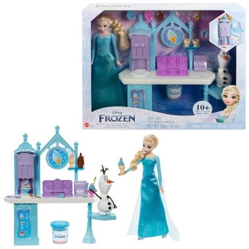 FROZEN LALKA KSIĘŻNICZKA ELSA MAGICZNA LODZIARNIA HMJ48