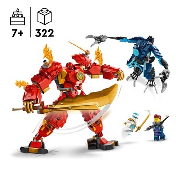 LEGO NINJAGO 71808 Механический элемент огня Кая