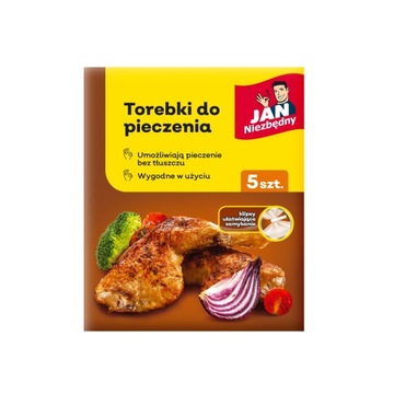 JAN NIEZBĘDNY TOREBKI DO PIECZENIA MIĘSA 25X38 X25