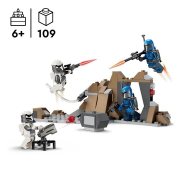 LEGO STAR WARS 75373 ZASADZKA NA MANDALORZE ZESTAW BITEWNY