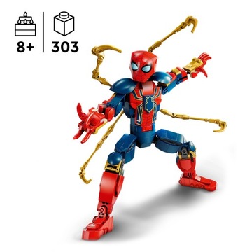 LEGO SUPER HEROES ФИГУРКА РОБОТА ЖЕЛЕЗНОГО ЧЕЛОВЕКА-ПАУКА ИЗ ФИЛЬМА «МСТИТЕЛИ» МЕХ