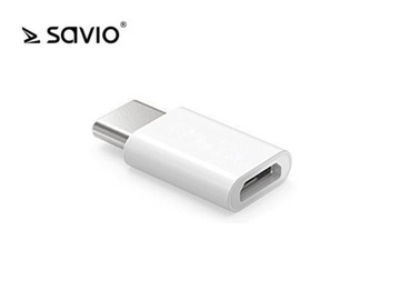 AK30 OTG АДАПТЕР USB TYPE C 3.1 3.0-micro USB БЕЛЫЙ