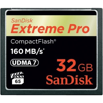SANDISK 32 ГБ Compact Flash EXTREME PRO CF +160 МБ/с