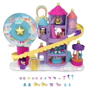 POLLY POCKET Tęczowy Park Rozrywki Domek dla Lalek HBT13