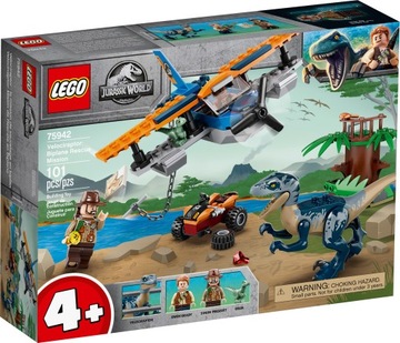 LEGO Jurassic World 75942 Велоцираптор: Спасение на биплане